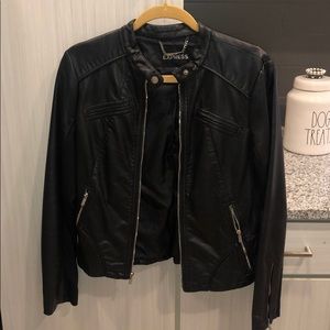 Express leather jacket